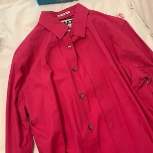 Express extra slim fit dress shirt pink